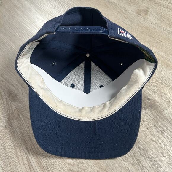 VTG 1996 Atlanta Olympics Snapback Hat The Game USA Olympic Blue Logo Cap - Picture 3 of 10